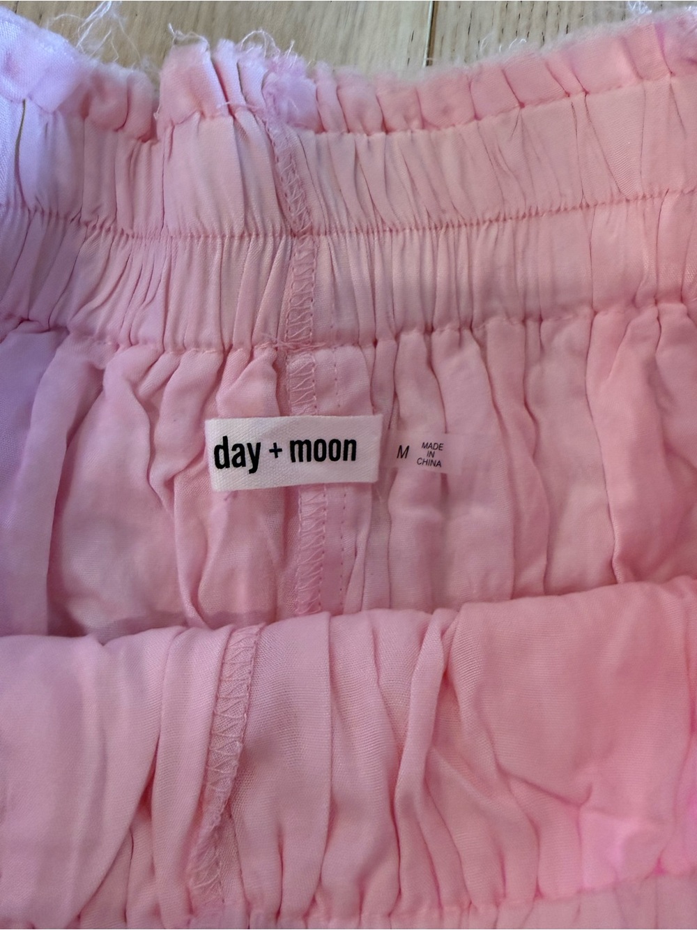 Women's Pink Tiered Mini Skirt - Picture 2 of 2
